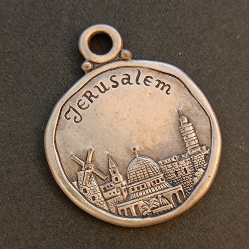 Vintage jerusalem pendant - vintage,