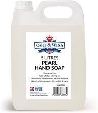 5 Litre Pearl Hand Soap, Lightly Fragranced Hand Wash for Home, School and th...