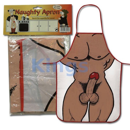Naughty rude male apron - male,