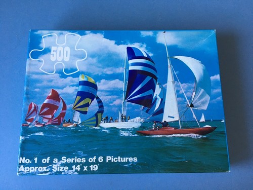 Vintage jigsaw puzzle ocean - puzzle,,