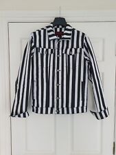 BLACK & WHITE TRIPP NYC. JACKET ☆ PUNK  ☆ GOTH ☆ EMO ☆ TRUCKERS JACKET ☆ S ☆