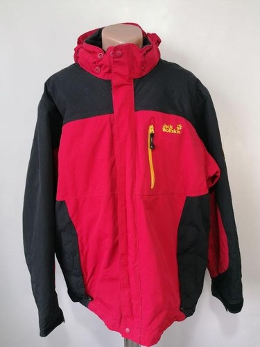 Men jack wolfskin jacket red - wolfskin,