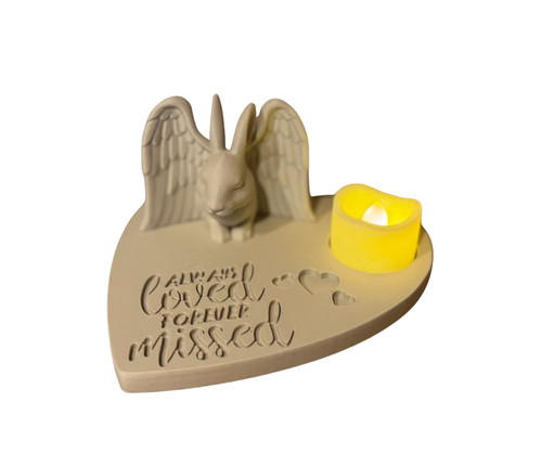 Angel rabbit memorial - angel,