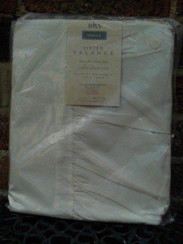 Bhs single cream frilled - bhs,