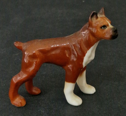 Vintage miniature boxer dog - vintage,