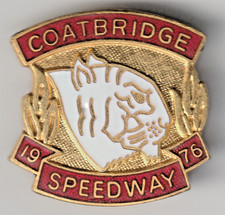 GOLD 1976 COATBRIDGE TIGERS BADGE (VERTICAL PIN, REEVES)