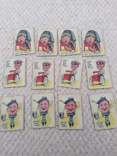 Vintage snap card game - card, yeoman
