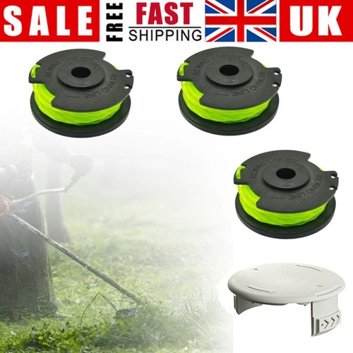Grass trimmer spool line cover - line,