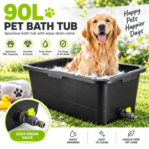 90l dog bath - dog, &