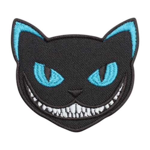 Cheshire cat patch badge - cheshire,