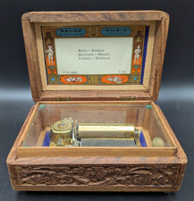 VINTAGE RUEGER MUSIC BOX SWITZERLAND 1530 ABC 3/36 WALTZ SERENADE LULLABY 3 SONG