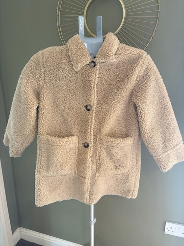 Zara girls beige sherpa - sherpa, teddy