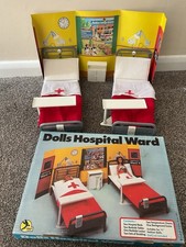 Vintage 1980 Dolls Hospital Ward By Swallow. Barbie / Sindy Size. Boxed . Mint