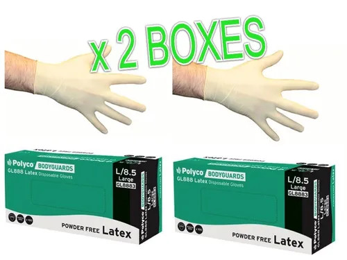 Boxes 100 latex gloves - boxes,