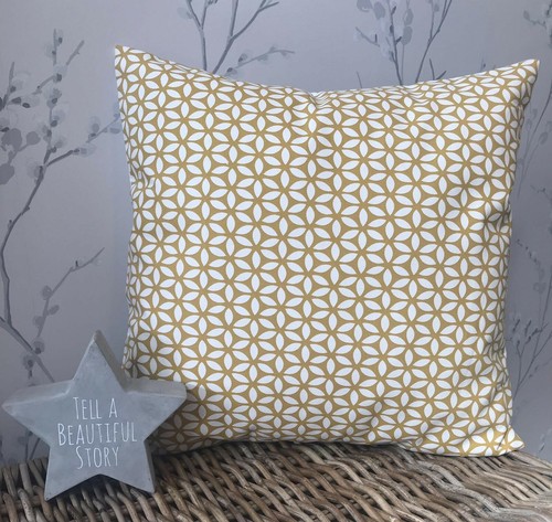 Dunelm geo ochre shabby chic - ochre,