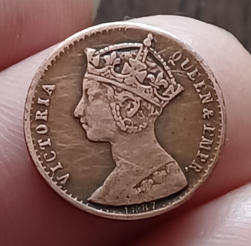 1887 victoria queen empire - &,