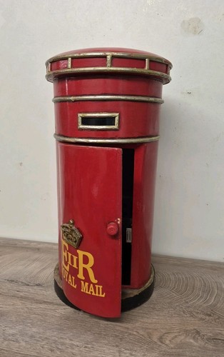 Vintage storage box - storage, red