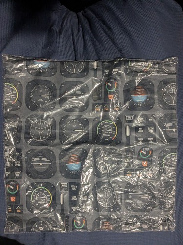 Aircraft cockpit cushion cover - aircraft,