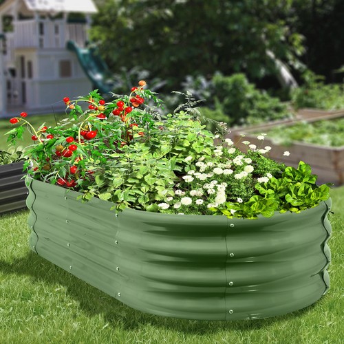 Garden metal raised vegetable - garden,