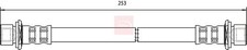 APEC HOS3747 Brake Hose Tube