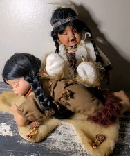 Vintage Porcelain Native