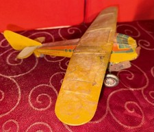 Vintage Tinplate Bi Plane