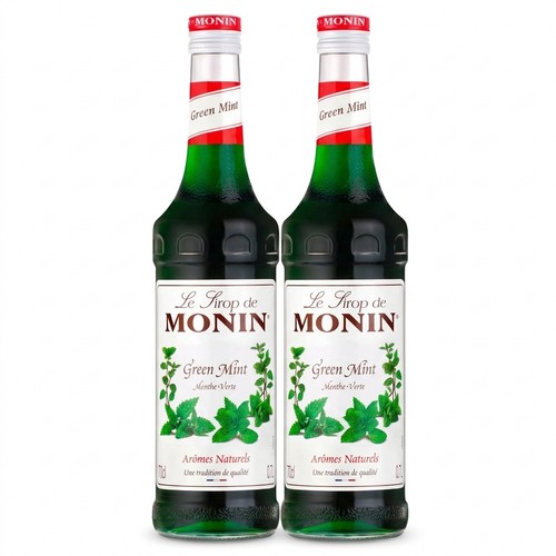 Monin green mint syrup 70cl - mint,