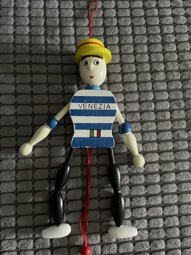 Italian wooden jumping jack - jumping,