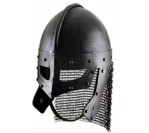 Medieval viking raven helmet - viking,