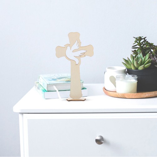 Set small wooden crosses - set,