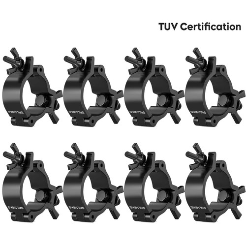 8pcs black stage lighting - black,