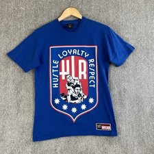 John Cena T Shirt Mens Small Blue WWE You Can't See Me Wrestling Vintage