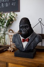 Gorilla Head W/Tux Funny Home
