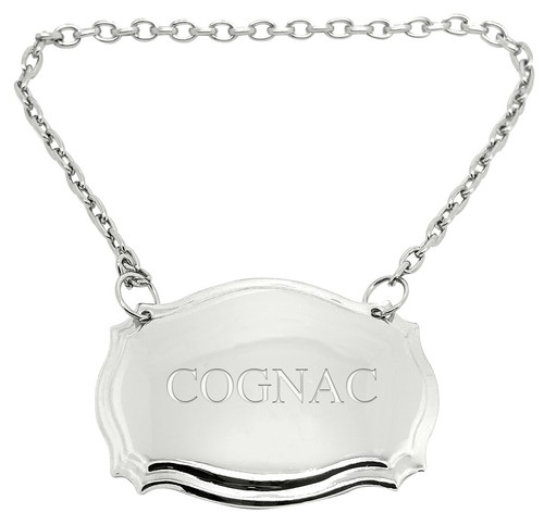 Cognac engraved silver plated - engraved,