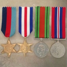 WWII MEDAL SET -1939-45 STAR