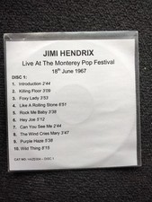 JIMI HENDRIX PROMO CD - LIVE