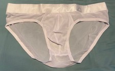 Men's (XL) white mesh Jockmail