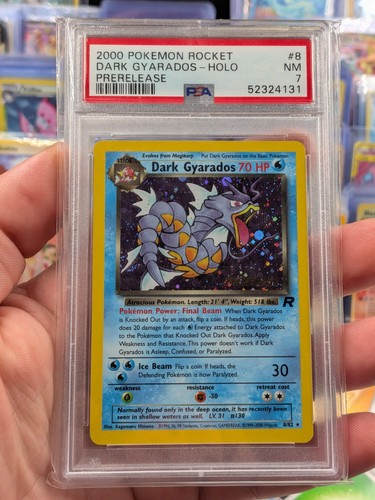 Dark gyarados prerelease stamp - dark,