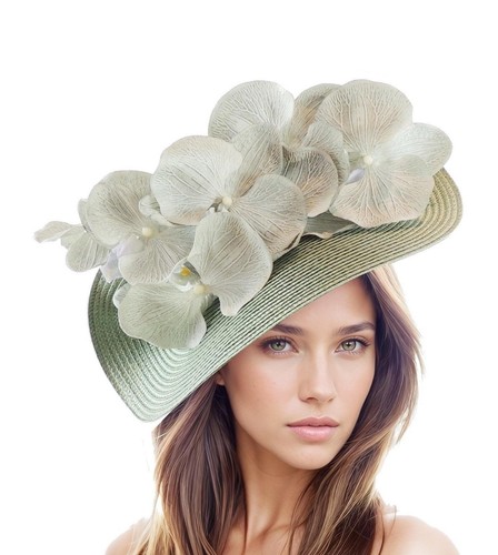 Sage green ladies ascot - sage,