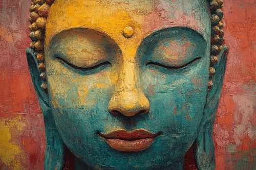 Buddha canvas picture - buddha, print