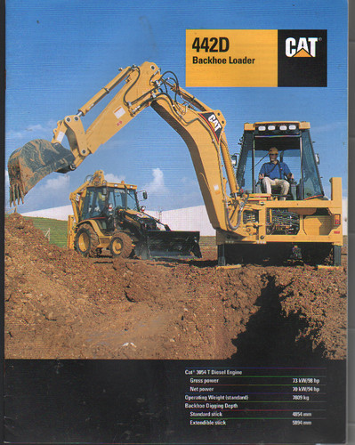 Caterpillar 442d tractor - caterpillar,