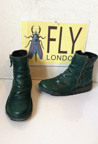 Fly london leather - boots, size