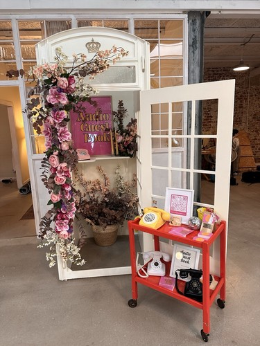 Vintage style telephone booth - vintage,