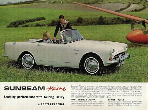 Sunbeam alpine series - alpine, 1600