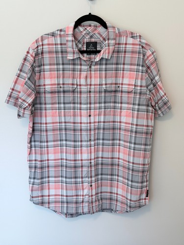 Prana cayman button short - button, up