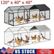 Large Metal Chicken Coop
