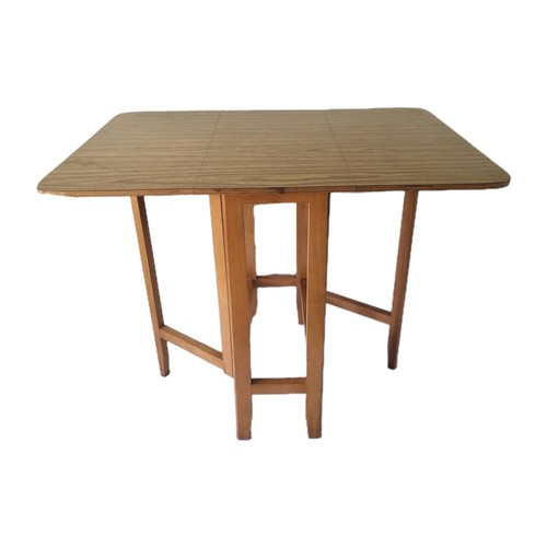 Teak style formica dining - teak,