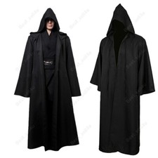 Hooded Robe Star Wars Jedi Halloween Sith Knight Wizard Cloak Costume Cosplay