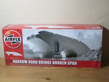 Airfix /Hornby narrow road bridge broken span ruins ideal for diorama 1/72 scale