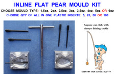INLINE FLAT PEAR MOULD KIT